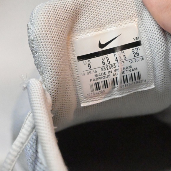 Nike Air Max Sequent 2 Womens 852465-007 Platinum Grey Running Shoes Size 9 - Picture 12 of 12